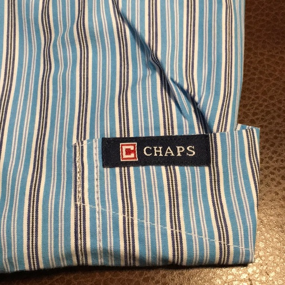 NWT, RALPH LAUREN CHAPS 100 percent Cotton Short Sleeve Button Down Shirt, NEW - Picture 3 of 5